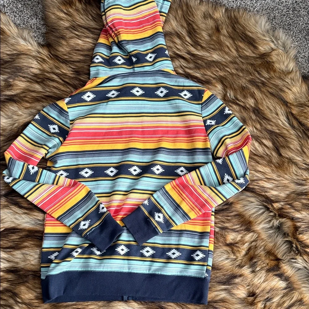 Multicolor Striped Women’s Zippered Hoodie Cruel Girl Brand - Picture 6 of 6